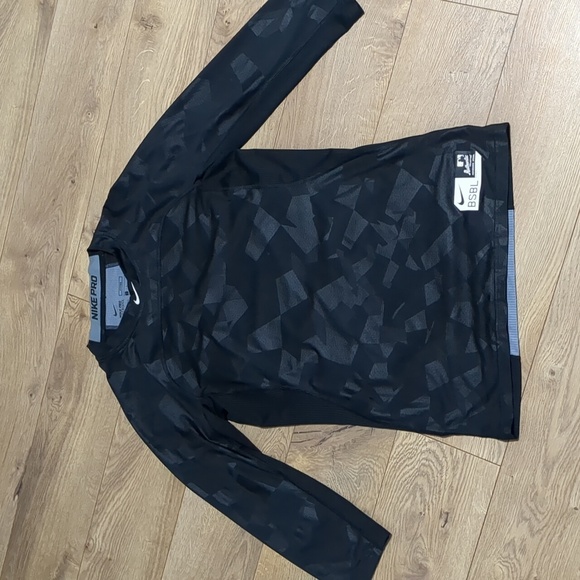 Nike Other - Nike Pro Hypercool 3/4 Sleeve Black Shirt